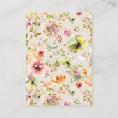 Zomertuin Bloemen Details Behuizing Kaart (Achterkant)