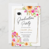 Zomertuin bloemengoud script afstuderen kaart (Voorkant)