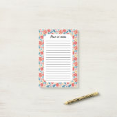  zomertuin bloombloemen bloemen post-it® notes (Op bureau)