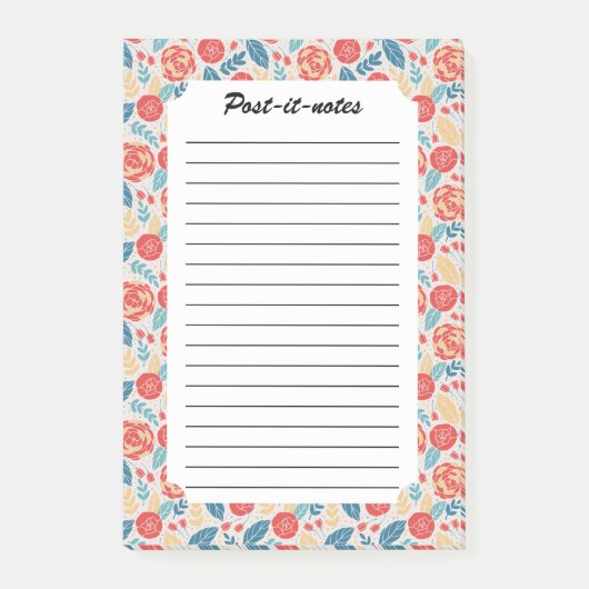  zomertuin bloombloemen bloemen post-it® notes (Voorkant)