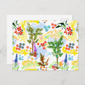 zomertuin briefkaart (Voorkant / Achterkant)