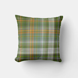 Zomertuin Groen en Geel Plaid Kussen