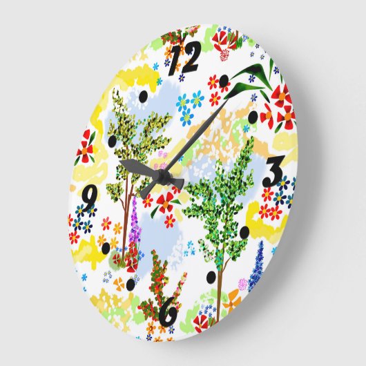 zomertuin grote klok (Hoek)