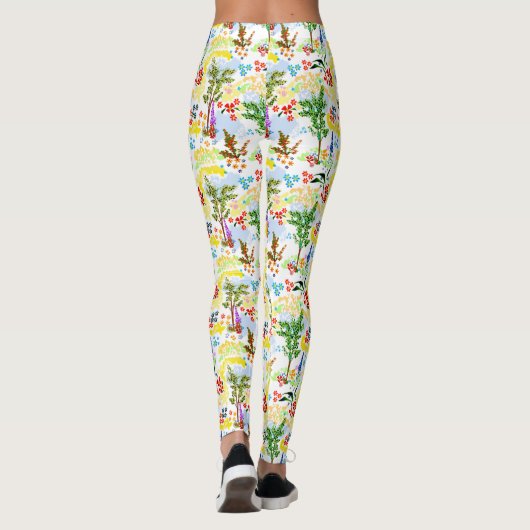 zomertuin leggings (Achterkant)