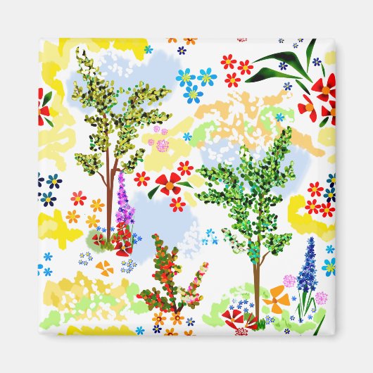 zomertuin magneet (Voorkant)