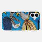 ZOMERTUIN/ MODE KOSTUUMONTWERPER MONOGRAM iPhone HOESJE (Achterkant horizontaal)