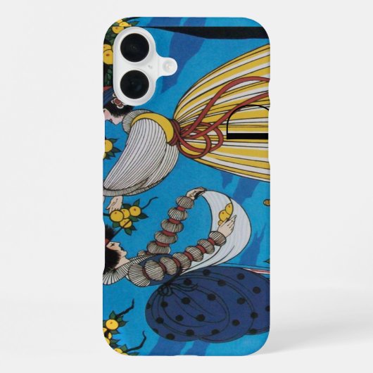 ZOMERTUIN/ MODE KOSTUUMONTWERPER MONOGRAM iPhone HOESJE (Achterkant)