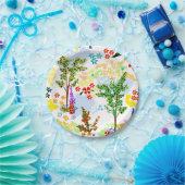 zomertuin papieren bordje (Feest)