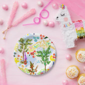 zomertuin papieren bordje (Feest)