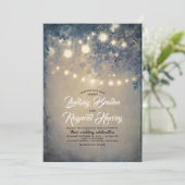 zomertuin | Rustiek Land Woodland bruiloft Kaart (Staand voorkant)