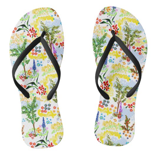 zomertuin teenslippers (Voetbed)