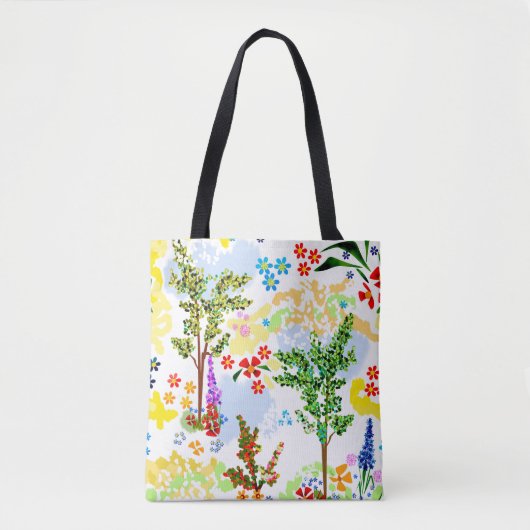 zomertuin tote bag (Voorkant)