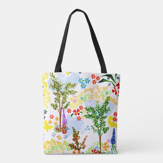 zomertuin tote bag (Achterkant)