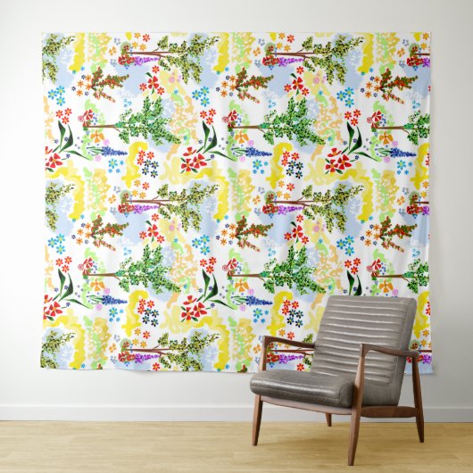 zomertuin wandkleed (In Situ (horizontaal))