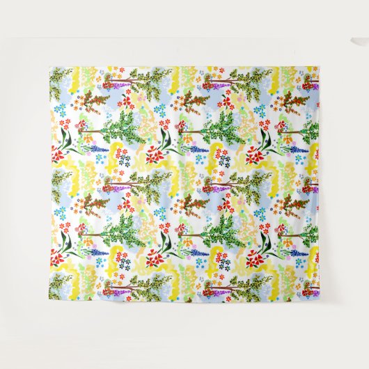 zomertuin wandkleed (Voorkant (horizontaal))