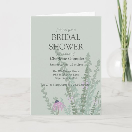 Zomertuin Wildbloemen Eenvoudig Vrijgezellenfeest (Voorkant)