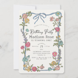 Zomertuinfeest Bright Floral Verjaardagsfeest