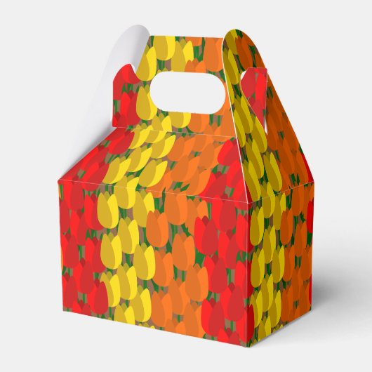 zomertulpenveld bedankdoosjes (Voorkant Zijde)