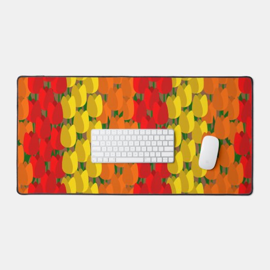 zomertulpenveld bureaumat (Keyboard & Muis)