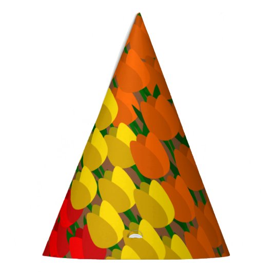 zomertulpenveld feesthoedjes (Links)