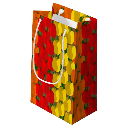 zomertulpenveld klein cadeauzakje (Achterkant Gekanteld)