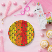 zomertulpenveld papieren bordje (Feest)