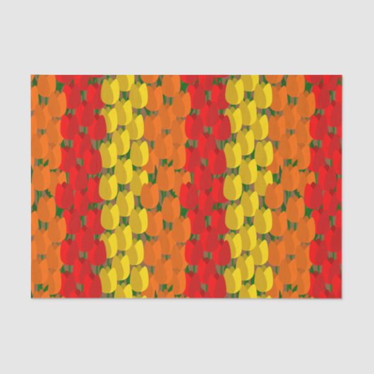 zomertulpenveld tissuepapier (Voorkant)