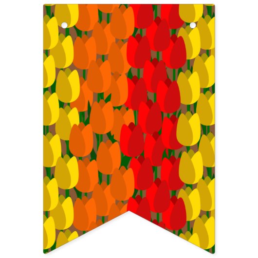 zomertulpenveld vlaggetjes (Derde vlag)