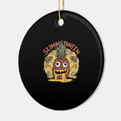 ZomerTussen Classic Trending Meme Keramisch Ornament (Links)
