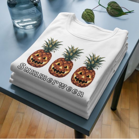 ZomerTussen Zomer Halloween Ananas T-shirt