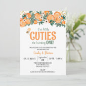 Zomertweelingen 1e Verjaardag, Sinaasappels Meisje Kaart (Staand voorkant)