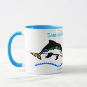 Zomervakantie aan zee - Dolfijnen Mok (Links)