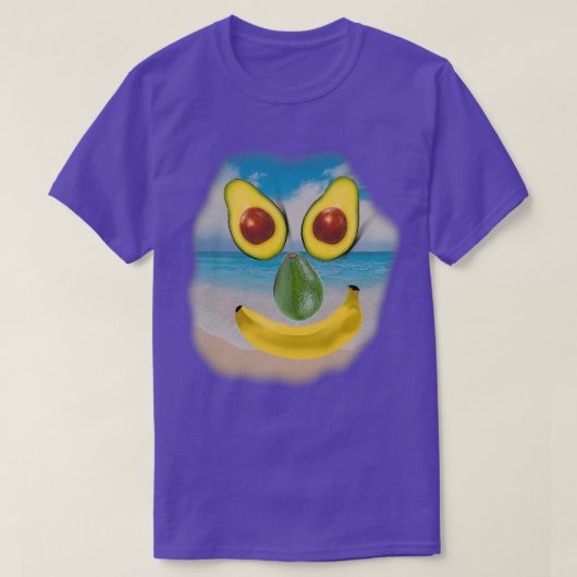 Zomervakantie avocado t-shirt (Design voorkant)
