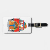 zomervakantie bagagelabel (Voorkant horizontaal)