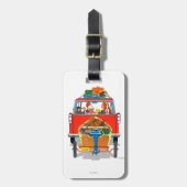 zomervakantie bagagelabel (Voorkant verticaal)