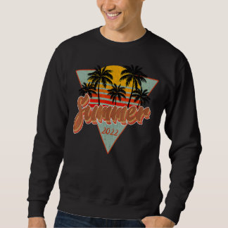Zomervakantie bij Beach Palm Trees Retro Trui