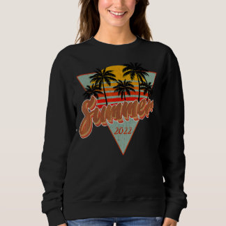 Zomervakantie bij Beach Palm Trees Retro Trui