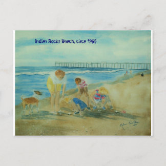 Zomervakantie bij het Indische Rocks Beach Briefkaart