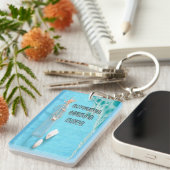 Zomervakantie bij mij in de buurt sleutelhanger (Voorkant Rechts)