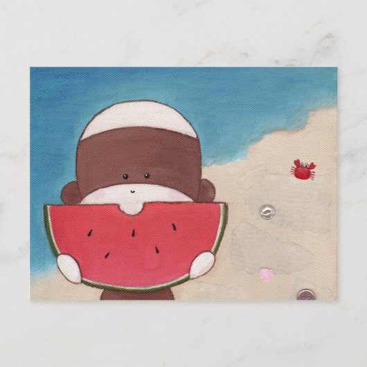 Zomervakantie Briefkaart (Voorkant)