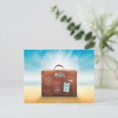 zomervakantie briefkaart (Staand voorkant)