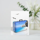 zomervakantie briefkaart (Staand voorkant)