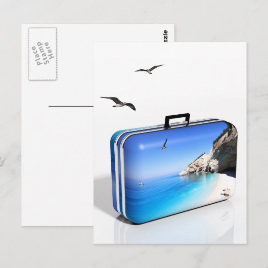 zomervakantie briefkaart (Voorkant / Achterkant)