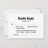 Zomervakantie bruiloft RSVP Kaart (Voorkant)