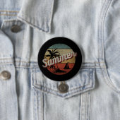 ZOMERVAKANTIE CADEAU RONDE BUTTON 7,6 CM (In situ)