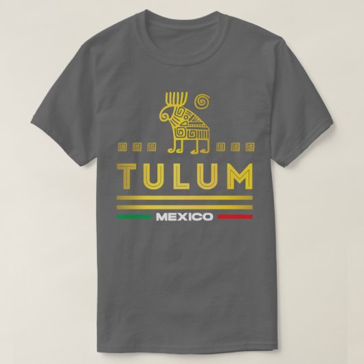 Zomervakantie en reizen Mexico of Tulum Mexico T-shirt (Design voorkant)