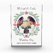  zomervakantie Floral Wreatfoto Fotoblokken (Voorkant)