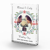  zomervakantie Floral Wreatfoto Fotoblokken (Rechts)