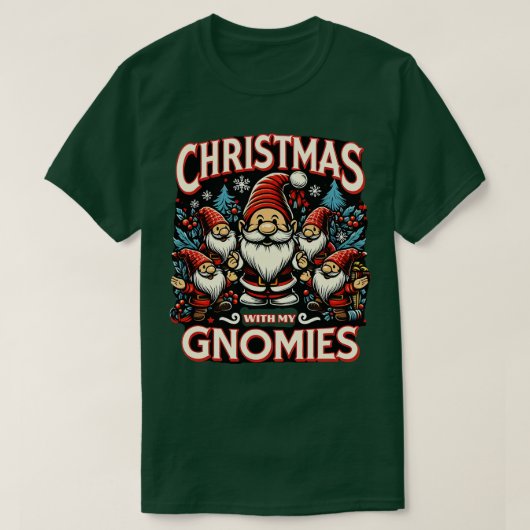 Zomervakantie Gnomes Lover Grappige Kerst In Ju T-shirt (Design voorkant)