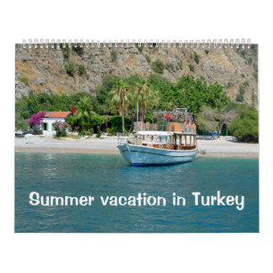 zomervakantie in Turkije Kalender